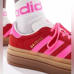 Adidas Gazelle Bold Red&Pink Sneaker 👟